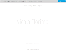 Tablet Screenshot of nicolaflorimbi.com
